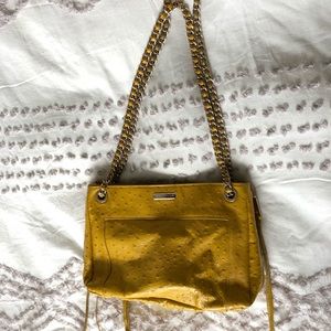 Rebecca Minkoff Embossed Ostrich Swing Bag